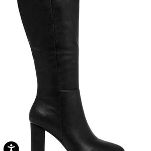 Elegant Black Knee-High Boots